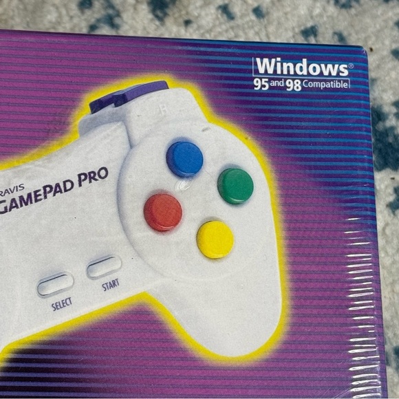 Brand New GRAVIS Gamepad Pro SEALED Windows 95 Model 42021e - Picture 2 of 8